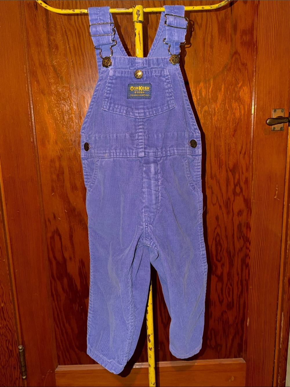 Vintage Oshkosh B’Gosh Purple Corduroy Overalls 3T